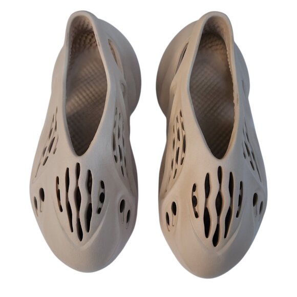 Adidas Yeezy Ochre Foam RNR ID4752 Stone Taupe Clog Sneakers Shoes Size 5 - Picture 3 of 8